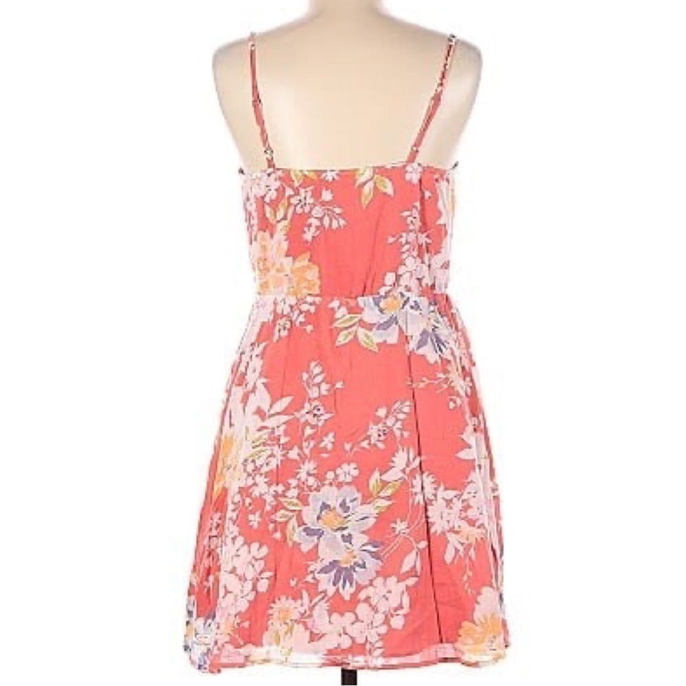 LAUREN CONRAD • Women’s Floral Sunset Blooms Sweetheart Neckline Dress - Picture 3 of 6